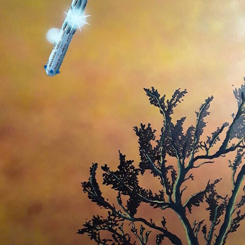 Hovering Silently In Texas Sky