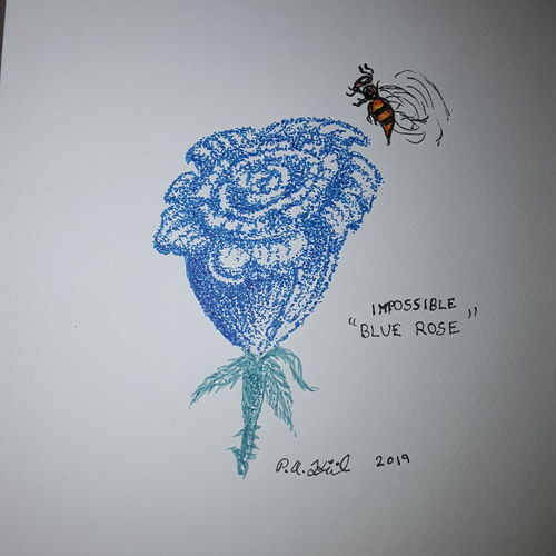 Blue rose 
