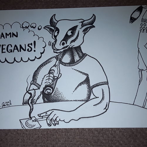 Damn vegans 