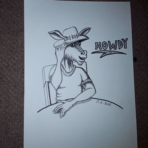 Friendly donkey 