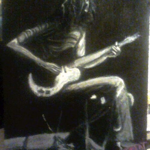 Jimmy page. Very early effort.