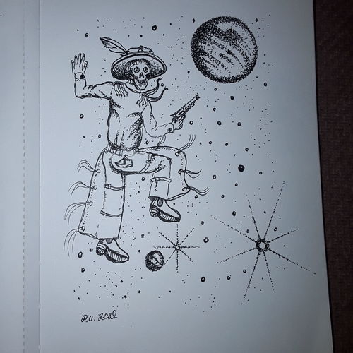 Zombie space cowboy 