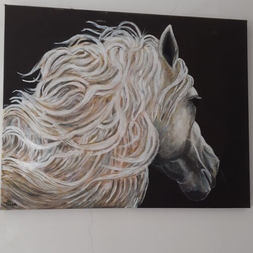 Portrait of a horse