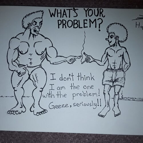 Too much steroids 