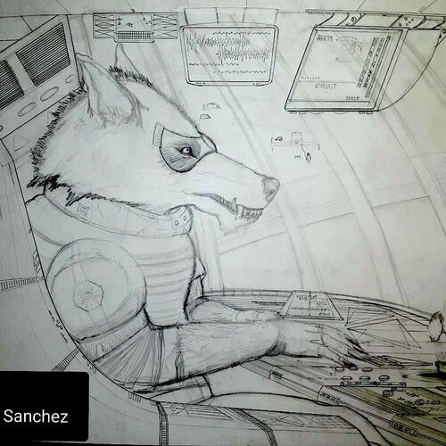 Finished sketch idea for: "On Course"