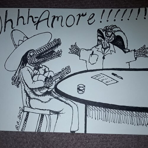 Singing reptiles 
