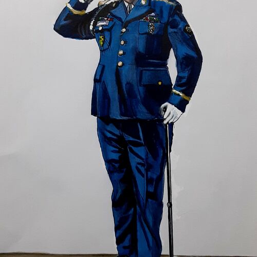 TR-3B : Saluting Soldier