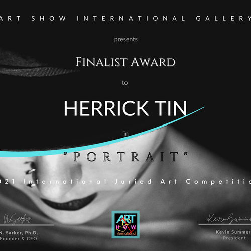 My award certificate. 