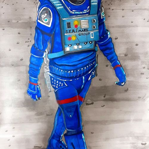 2035 S.E.A. Mars Astronaut Spacesuit Concept (Re-Designed)