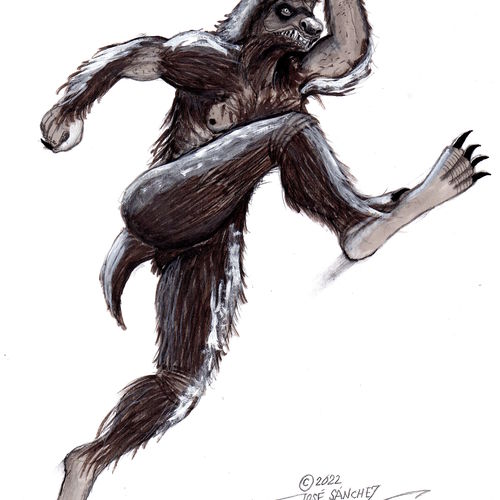 Dogman Sprinting ! (Finished Rendering)