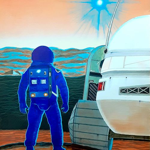 MARS 2030 : Blue Sunset in a Strange Land