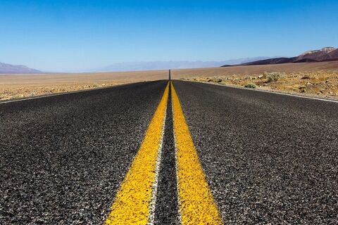 Never ending road