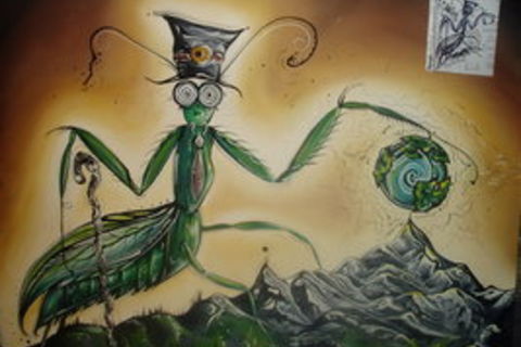 Lanky Mantis And The Awkward Apes