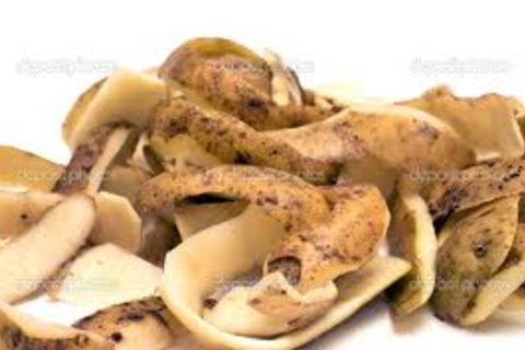 Behind the peelings and the empty things