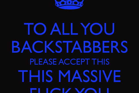 Backstabbers !?X