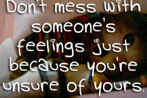UNSURE ? LOVER! X