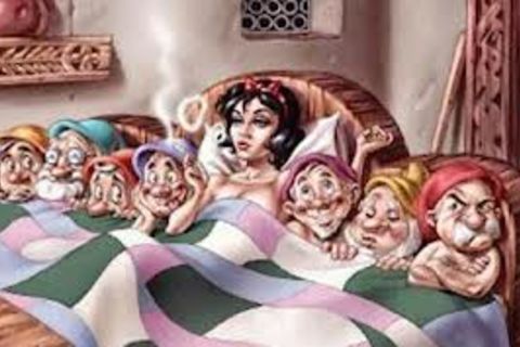 INSATIABLE..SNOW-WHITE ( HO.HO.HO.) &amp; HER 7 SEX SLAVES!?X !?