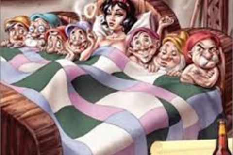 Horny Snow And The Seven Dwarfs......!! 