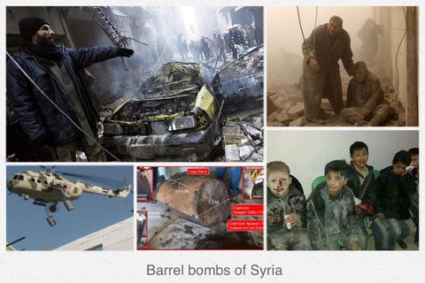 Barrel bombs of Syria 