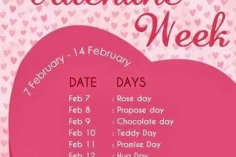 Valentine Week (Haiku)