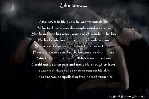 She Knew....