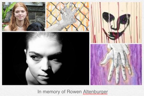 An innocent artiste ~ in memory of Rowen Altenburger 