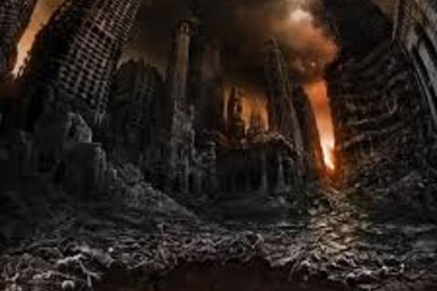 War -torn earth