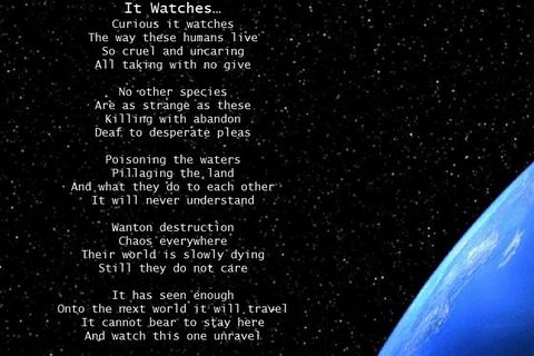 It watches....