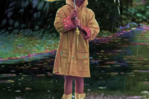 Spring Puddles of Rain 
