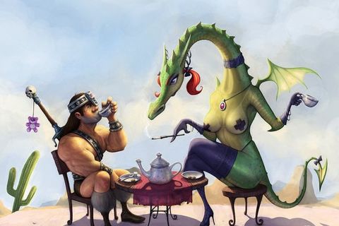 WHAT..A DRAGON !?X