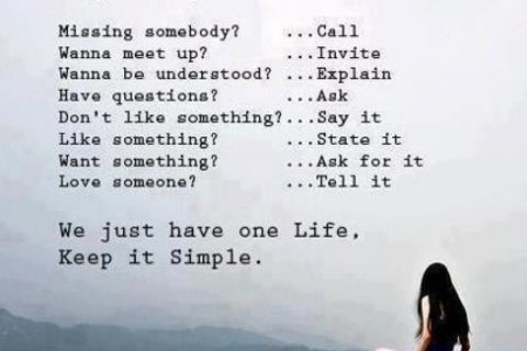 WHY ? COMPLICATE LIFE ! X