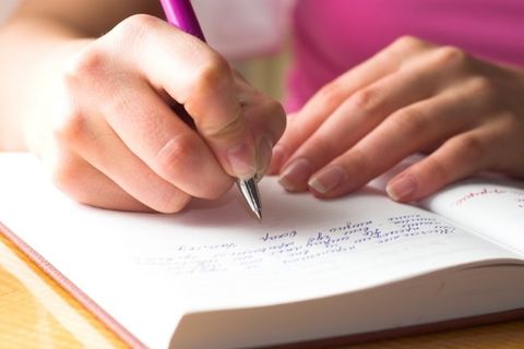 Writing will help........