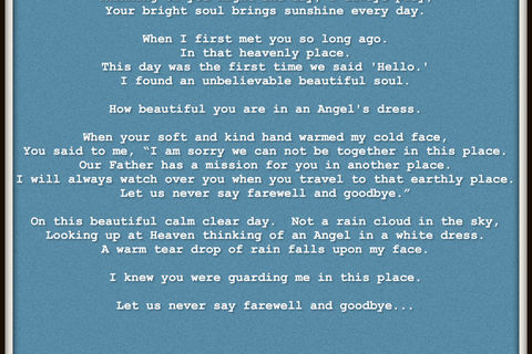 Letter To My Angel