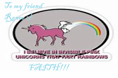 rainbow, unicorns, barfing, farts, and fairys