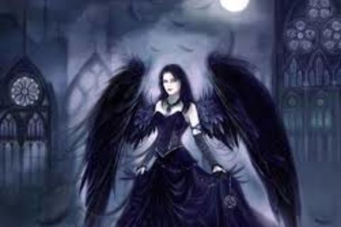 THE ANGEL IN BLACK