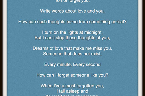 Forgetting A Dream