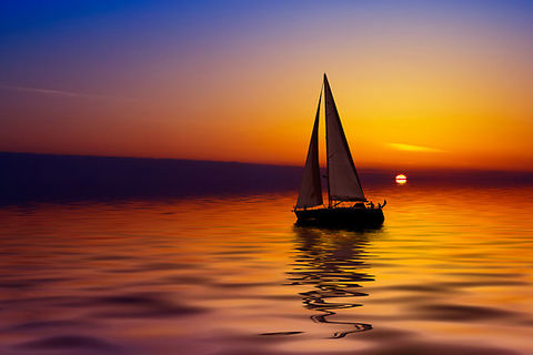 SAILBOAT ON THE SEA
