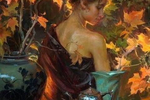 Springtime woman