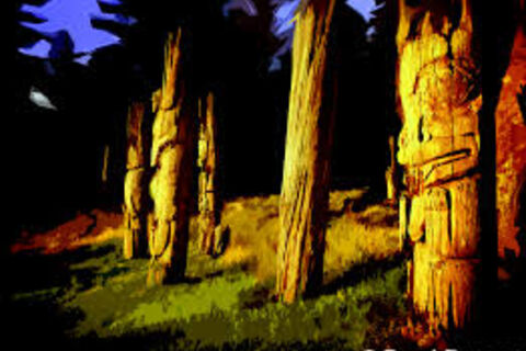 The Vision of The Dancing Woman by the Trees