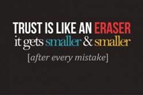 &quot; TRUST IS A MUST &quot;!?X