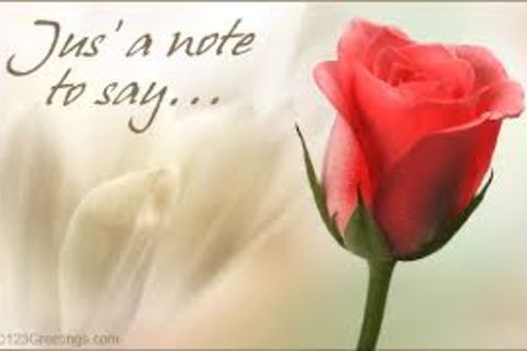 ... to a special someone