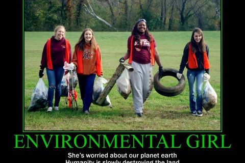 Environmental girl