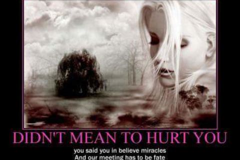Didn&#039;t mean to hurt you