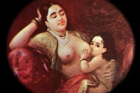 Upon your breast 