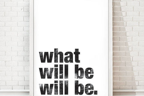 What will be......