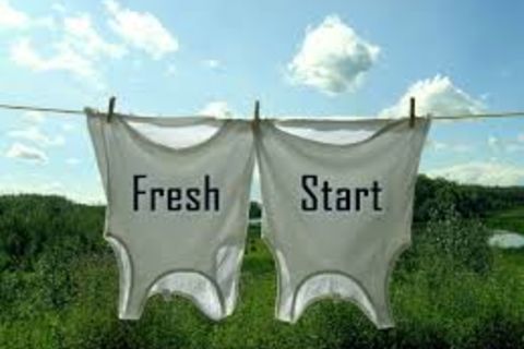 &quot;  A FRESH START !&quot;?X