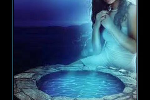 At a wishing well
