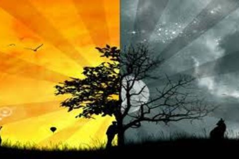 Light versus darkness