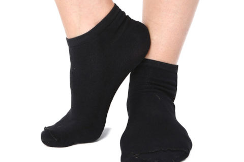 Wearing Just Socks