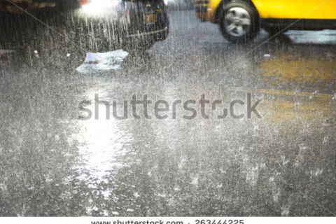 the rain
